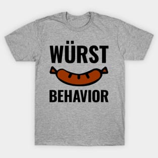 Wurst Behavior Large T-Shirt